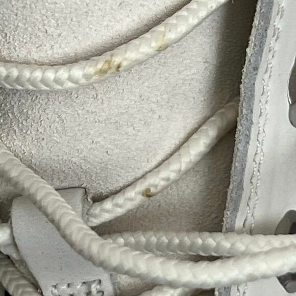 Timberland Leather Sky 6”Lace Up Platform White Combat Boots Women Size 10 - Picture 7 of 12